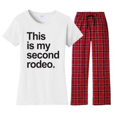 This Is My Second Rodeo Women's Flannel Pajama Set