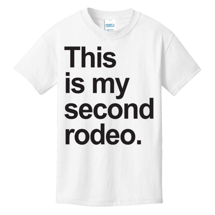 This Is My Second Rodeo Kids T-Shirt