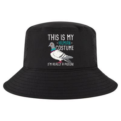 This Is My Human Costume Pigeon Racing Lover Bird Breeder Cool Comfort Performance Bucket Hat