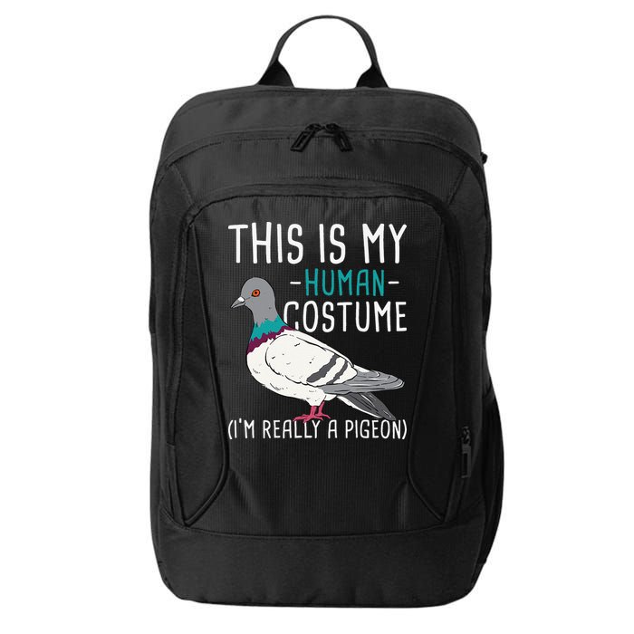 This Is My Human Costume Pigeon Racing Lover Bird Breeder City Backpack