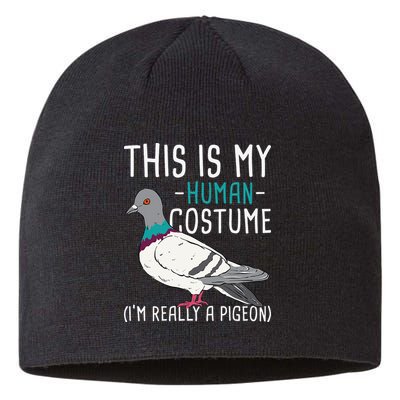 This Is My Human Costume Pigeon Racing Lover Bird Breeder Sustainable Beanie