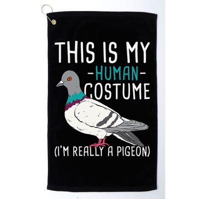 This Is My Human Costume Pigeon Racing Lover Bird Breeder Golf Towel
