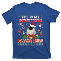 This Is My Christmas Pajama Gift Bir Cat Ugly Sweater Cool Gift T-Shirt