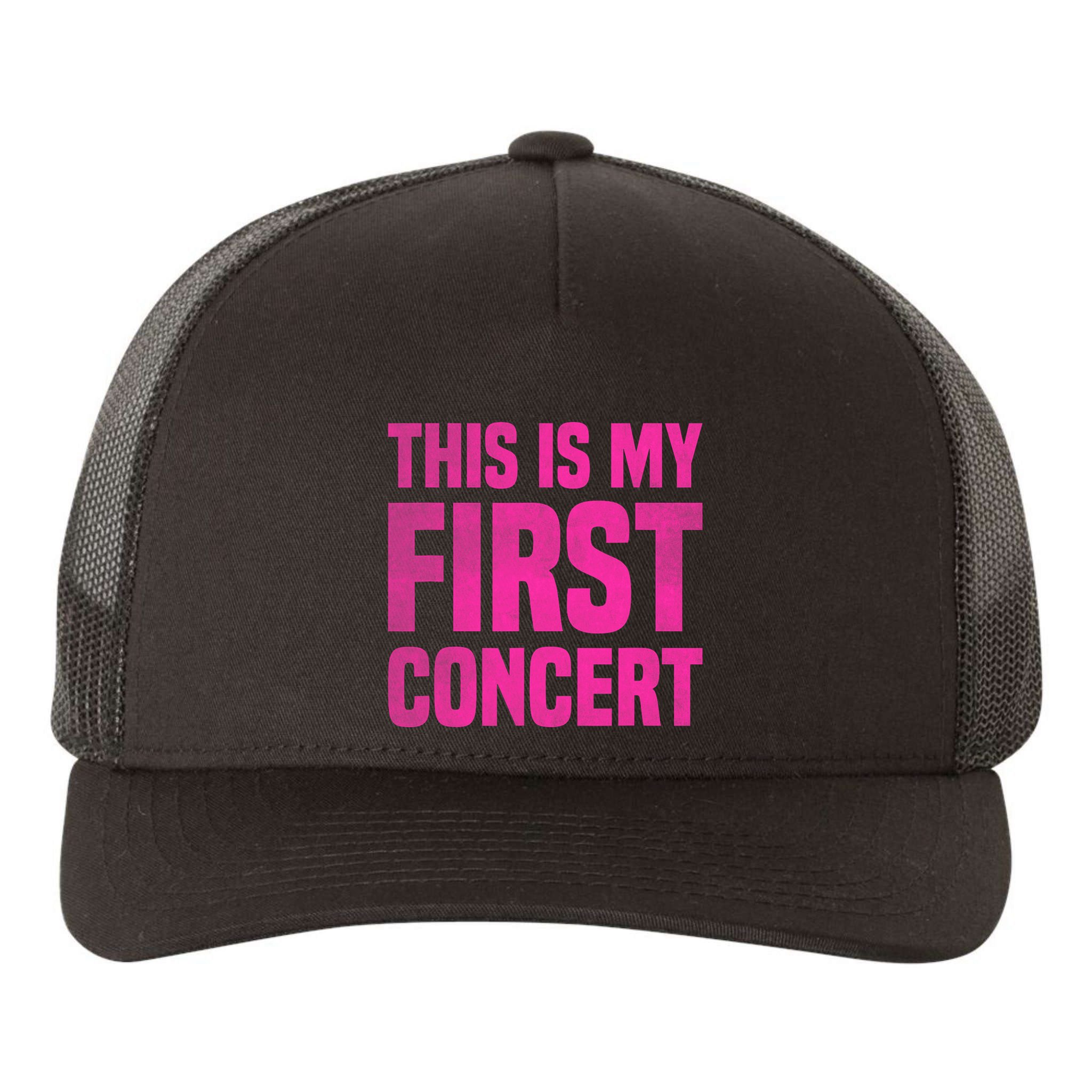 This Is My First Concert Music Event Yupoong Adult 5-Panel Trucker Hat