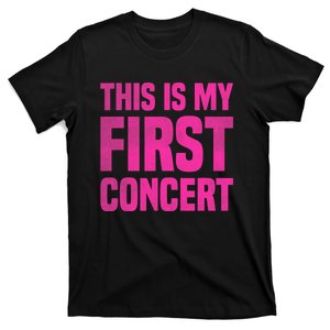 This Is My First Concert Music Event T-Shirt