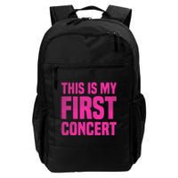 This Is My First Concert Music Event Daily Commute Backpack