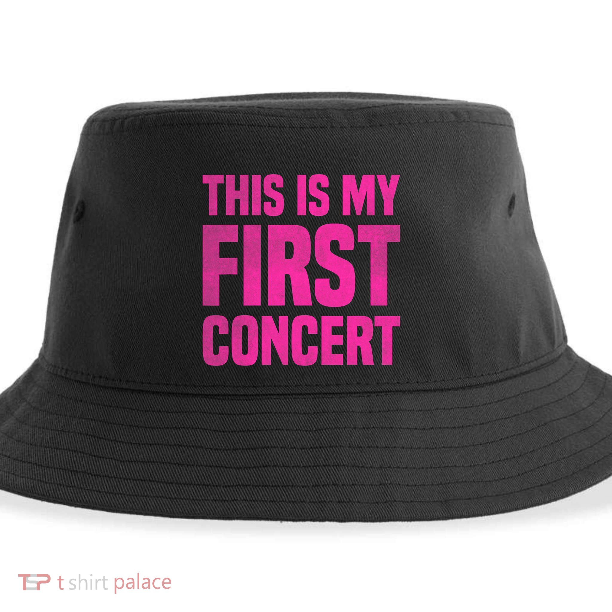 This Is My First Concert Music Event Sustainable Bucket Hat