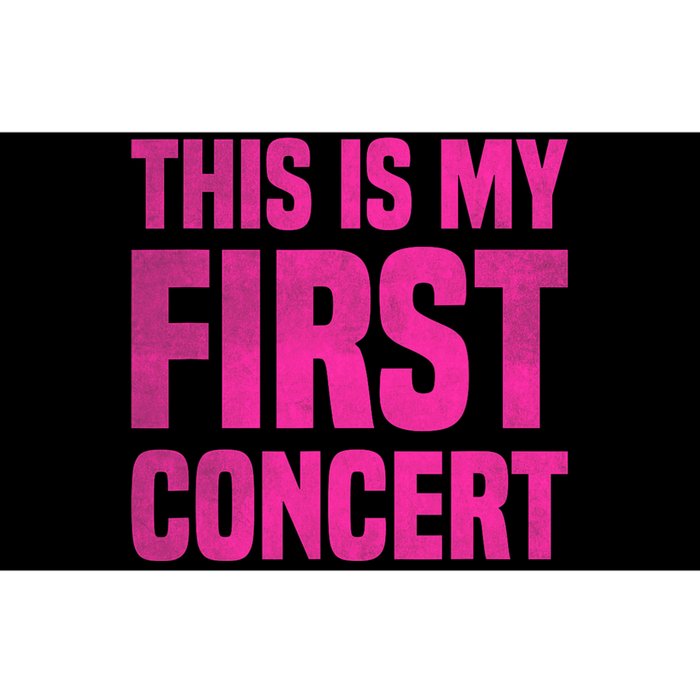 This Is My First Concert Music Event Bumper Sticker