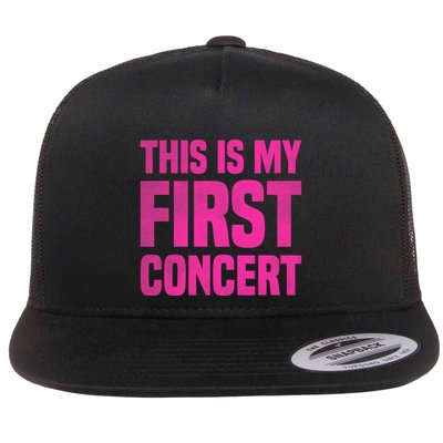 This Is My First Concert Music Event Flatbill Hat