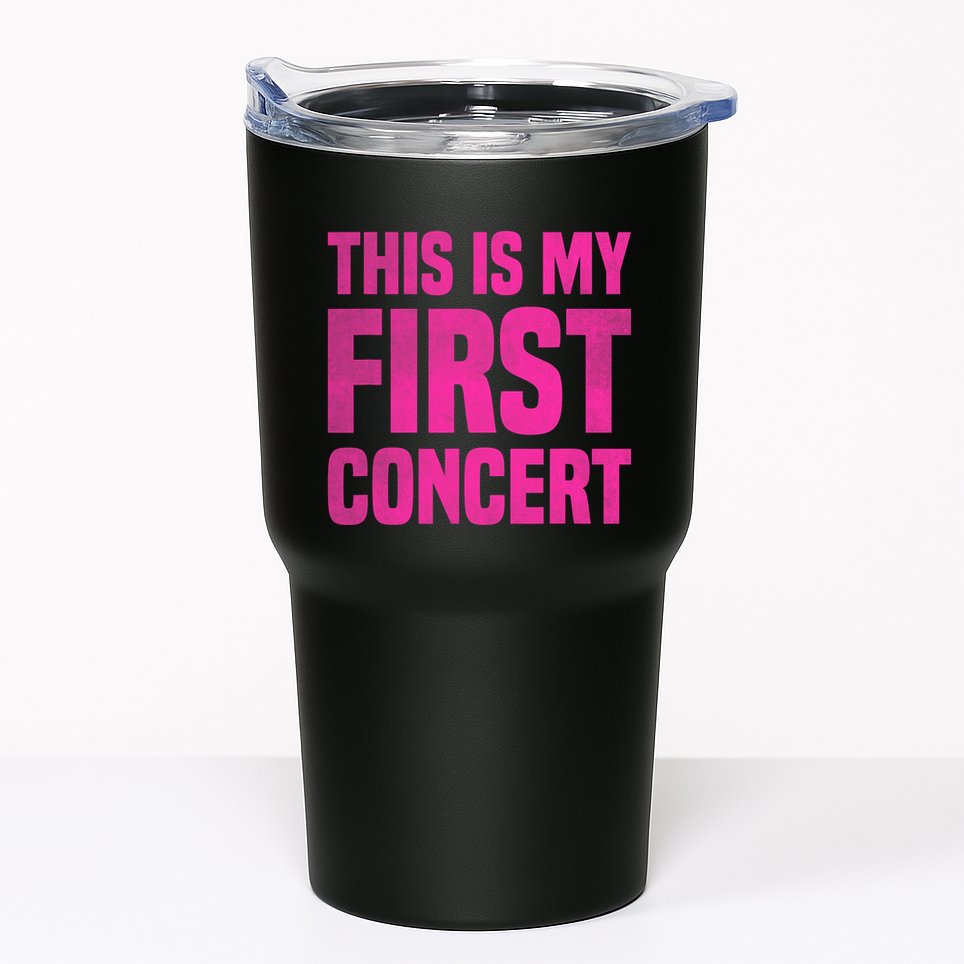 This Is My First Concert Music Event Tumbler