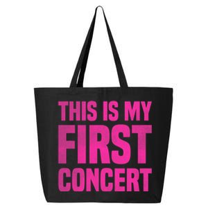 This Is My First Concert Music Event 25L Jumbo Tote