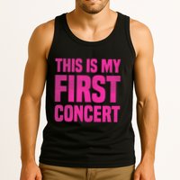 This Is My First Concert Music Event Tank Top
