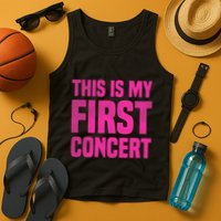 This Is My First Concert Music Event Tank Top