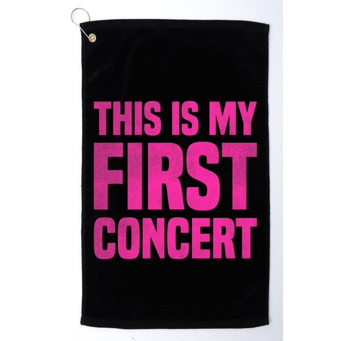 This Is My First Concert Music Event Golf Towel