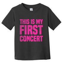 This Is My First Concert Music Event Toddler T-Shirt