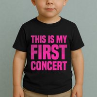 This Is My First Concert Music Event Toddler T-Shirt