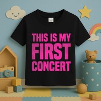 This Is My First Concert Music Event Toddler T-Shirt