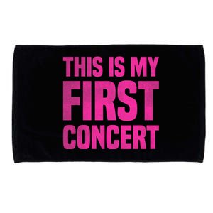 This Is My First Concert Music Event Microfiber Hand Towel