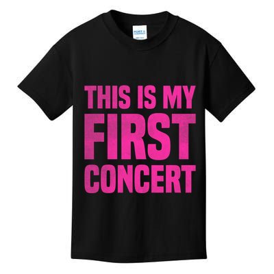 This Is My First Concert Music Event Kids T-Shirt