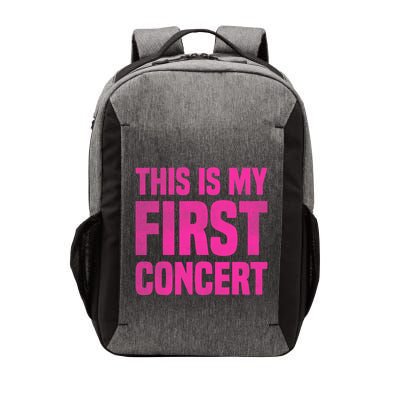 This Is My First Concert Music Event Vector Backpack