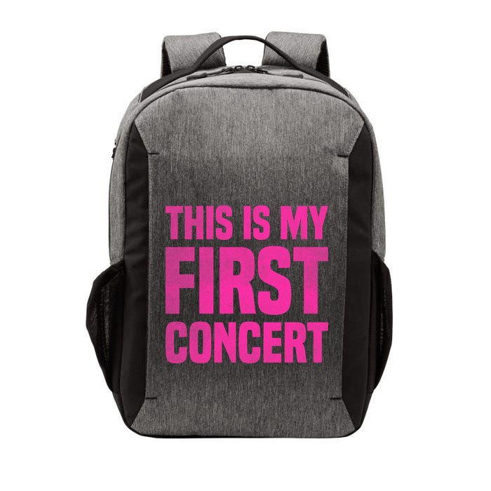 This Is My First Concert Music Event Vector Backpack