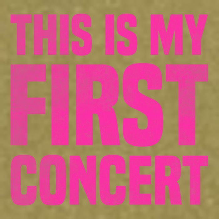 This Is My First Concert Music Event Garment-Dyed Women's Muscle Tee