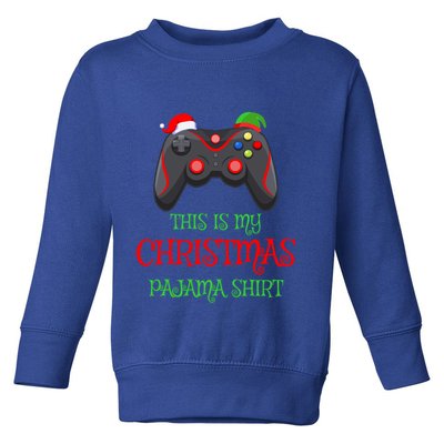 This Is My Christmas Pajamas Gamer Video Game Christmas Cool Gift Toddler Sweatshirt