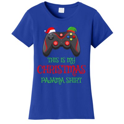 This Is My Christmas Pajamas Gamer Video Game Christmas Cool Gift Women's T-Shirt