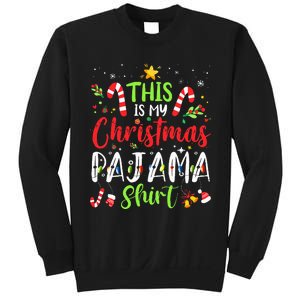 This Is My Christmas Pajama Matching Family Pajamas Sweatshirt