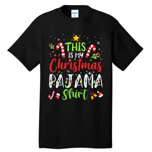 This Is My Christmas Pajama Matching Family Pajamas Tall T-Shirt