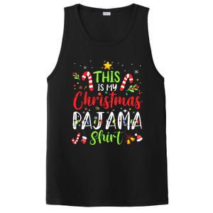 This Is My Christmas Pajama Matching Family Pajamas PosiCharge Competitor Tank