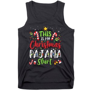 This Is My Christmas Pajama Matching Family Pajamas Tank Top