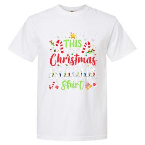 This Is My Christmas Pajama Matching Family Pajamas Garment-Dyed Heavyweight T-Shirt