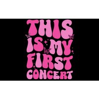 This Is My First Concert Music Event Retro Groovy Bumper Sticker