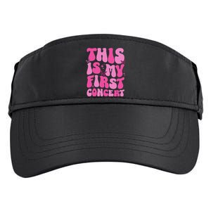 This Is My First Concert Music Event Retro Groovy Adult Drive Performance Visor