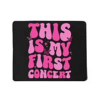 This Is My First Concert Music Event Retro Groovy Mousepad