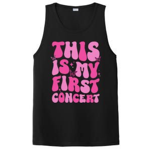 This Is My First Concert Music Event Retro Groovy PosiCharge Competitor Tank