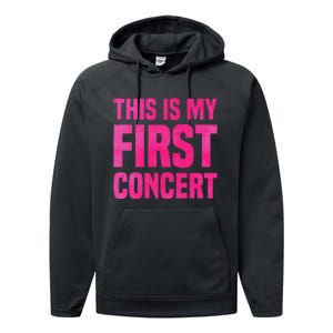 This Is My First Concert Music Event Performance Fleece Hoodie