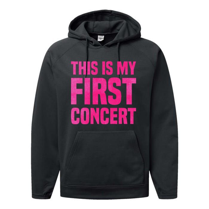 This Is My First Concert Music Event Performance Fleece Hoodie