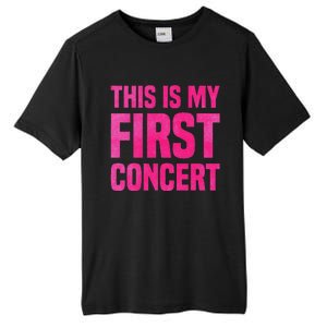 This Is My First Concert Music Event Tall Fusion ChromaSoft Performance T-Shirt