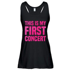 This Is My First Concert Music Event Ladies Essential Flowy Tank