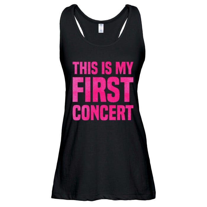 This Is My First Concert Music Event Ladies Essential Flowy Tank