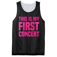 This Is My First Concert Music Event Mesh Reversible Basketball Jersey Tank