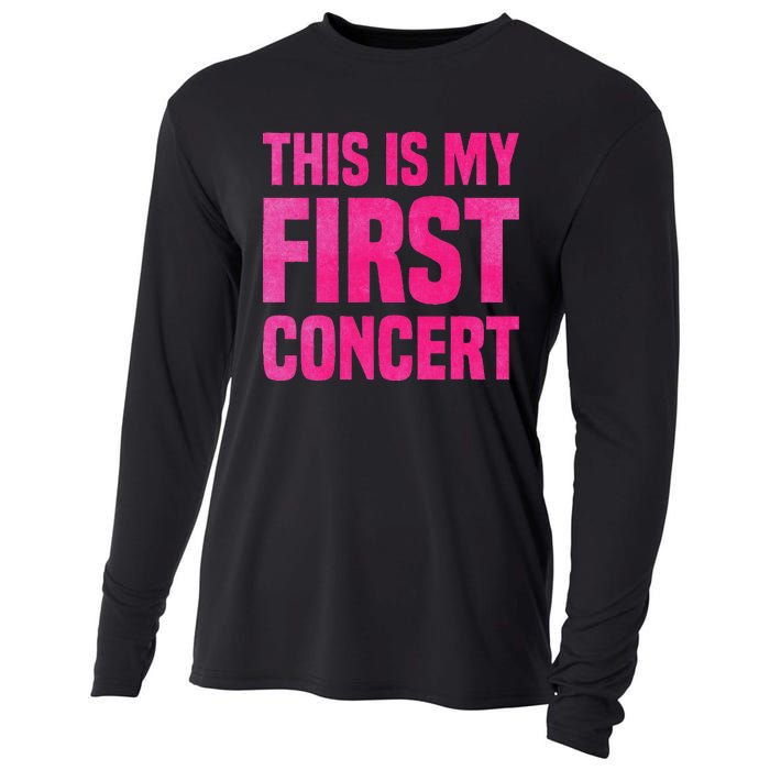 This Is My First Concert Music Event Cooling Performance Long Sleeve Crew