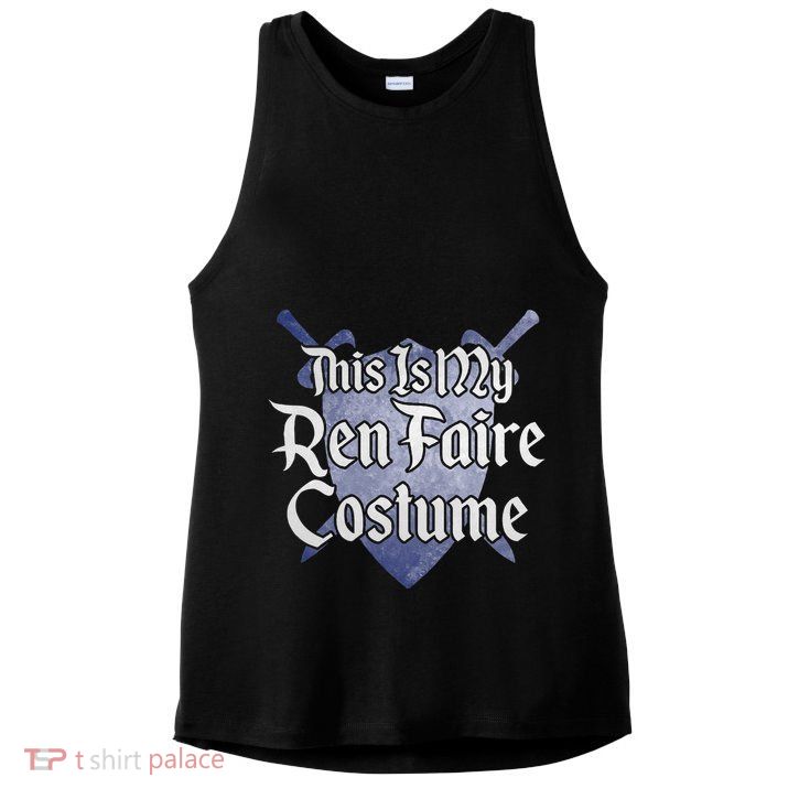 This Is My Ren Faire Costume Funny Renaissance Fair Graphic Ladies PosiCharge Tri-Blend Wicking Tank