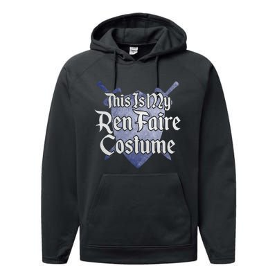 This Is My Ren Faire Costume Funny Renaissance Fair Graphic Performance Fleece Hoodie