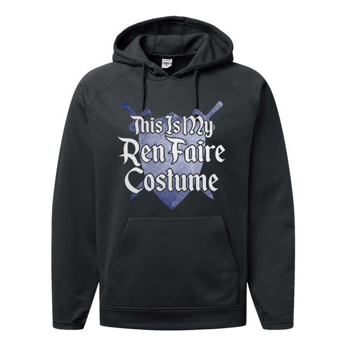 This Is My Ren Faire Costume Funny Renaissance Fair Graphic Performance Fleece Hoodie