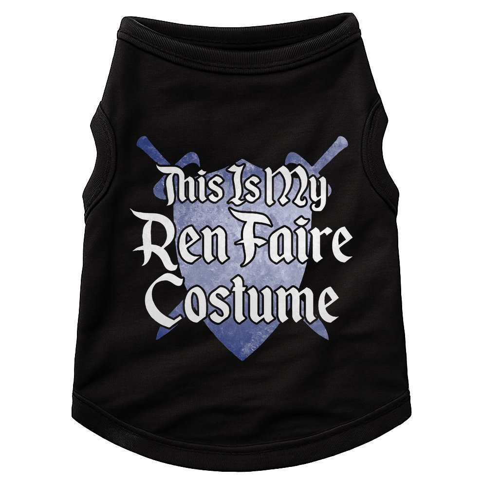 This Is My Ren Faire Costume Funny Renaissance Fair Graphic Doggie Tank