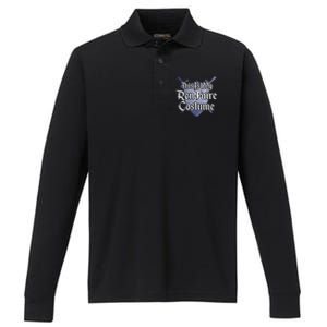 This Is My Ren Faire Costume Funny Renaissance Fair Graphic Performance Long Sleeve Polo