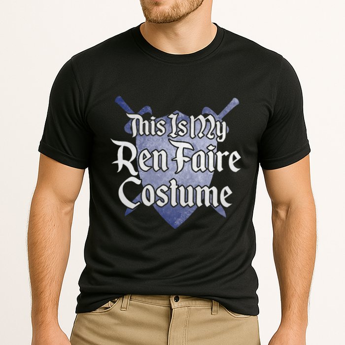 This Is My Ren Faire Costume Funny Renaissance Fair Graphic Cooling Performance Crew T-Shirt